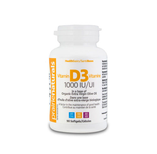 Vitamin D3 - 1000 UI - 90 capsules