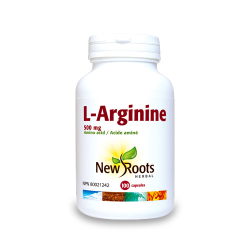 L-Arginine – 500 mg – 100 capsules